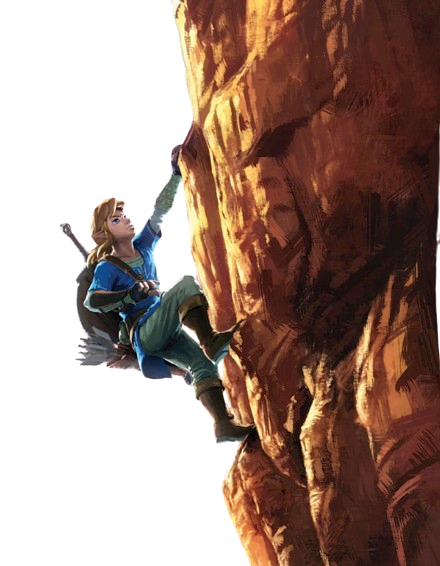 Link subindo montanha